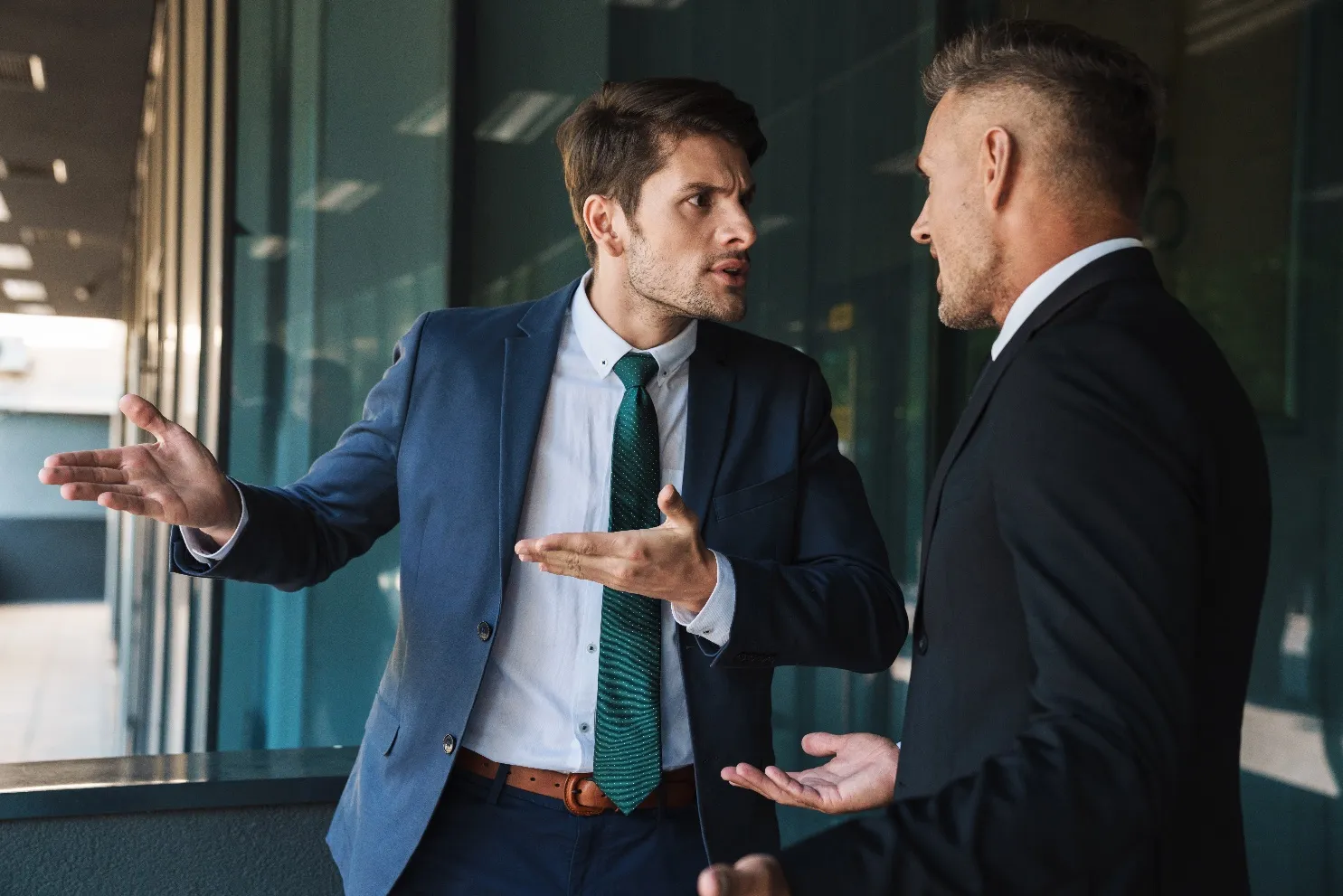 Aggressive response to a contract dispute.